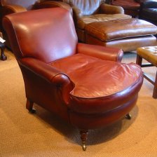 Victorian 'Howard' Style Leather Chair